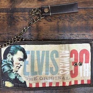 Elvis Presley Graphic Men's Chain Wallet